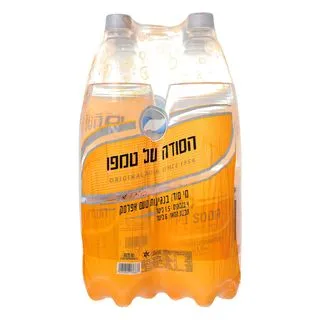 סודה נגיעות אפרסק 1.5 ליטר רביעייה טמפו