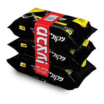 מטליות לחות לניקוי נ