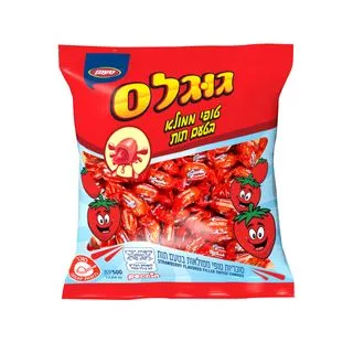 טופי ממולא בטעם תות 500