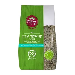 קוואקר עדין לל"ג אורגני הרדוף 500 גרם