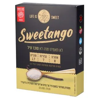סוכר וניל 100 גר`SWEETANGO ללתס