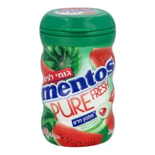 מסטיק פיור פרש בטעם אבטיח ללס 90 גר מנט